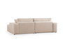 Atelier Del Sofa Sofá-Cama Esquinero Ecru 260cm Ancho x 170cm Profundidad, convertible en cama 206cm x 145cm